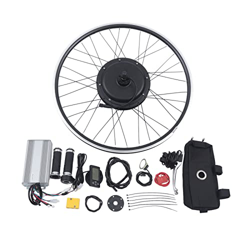 Kit de conversión de bicicleta eléctrica de 26 pulgadas, 48 V, 1500 W, kit de conversión de bicicleta eléctrica con pantalla LCD, kit de conversión de en oferta