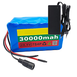 Li-Ion Batería E-Bike 29.4V 30Ah 7S4P Recargable De Iones De Litio con BMS + Cargador 29.4V 2A para Monociclo Eléctrico De Auto Equilibrio Scooter XT6 características