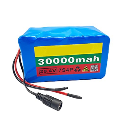Batería De Bicicleta Eléctrica 29.4V 30000Mah 7S4P Batería De Litio para Monociclo Eléctrico De Auto Equilibrio Scooter Hoverboard Bicicleta Eléctrica