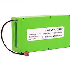 GZYHDC 52V 30Ah Paquete Batería Bicicleta Eléctrica 30000mAh Batería Litio PVC Impermeable para Scooters Eléctricos Herramientas Eléctricas Scooters c características