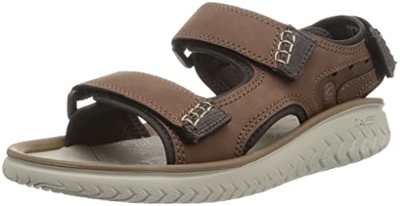 Clarks Wesley Bay, Sandalia, para Hombre, Marrón (Tan), 46 EU