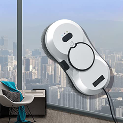Hengqiyuan Robot Limpiacristales, Robot Limpiacristales Inalámbrico con Mando a Distancia con Función de Pulverización 2800Pa Potencia de Succión 30ml características