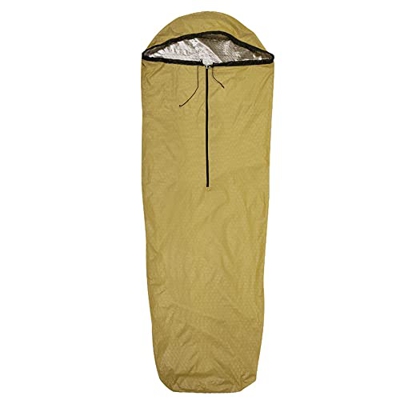 YUEOU Saco de dormir para acampar, sacos de dormir al aire libre, bolsa de dormir portátil de emergencia, bolsa de dormir de nailon ligero para acampa