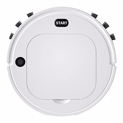 MTSS Robot Aspirador Y Fregasuelos, 3 en 1 Spray Humidificador Robot Barredora Superfino con 1500pa de Potencia de succión Robot Aspirador para alfomb