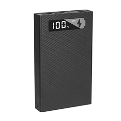 Qtrednrry 5 x 18650 Mobile Power Box desmontable 18650 batería soporte caja de carga QC 3.0 PD DIY Shell-6 en oferta