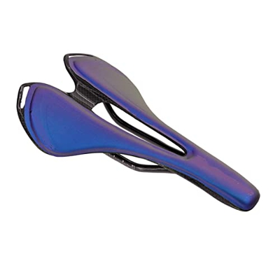 YEJIANGHUA Fibra de Carbono Completa+Fibra de Cuero Road Mountain Bike Saddle Asiento Cuschamiento de la Bicicleta de Carbono Piezas de Ciclismo (Colo