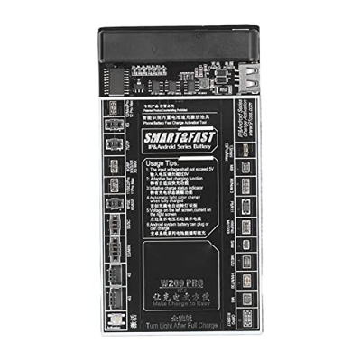 Hoopoocolor Placa de Carga de Activación de Batería W209pro V7.0, Placa de Circuito de Reparación de Batería, Carga Rápida, Pantalla LED, Adecuada par