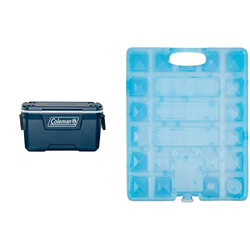 Coleman Xtreme Cooler, Nevera con Potente Capacidad de refrigeración, Mantiene la Comida y Las Bebidas frías + Campingaz 21628 Acumulador Frio, Freez& características