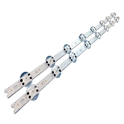 CARZE 2 PCS LED Falta de retroiluminación Adecuada for LG 32LJ510V 32LJ610V 32L510U HC320DXN-ABSL1-2143 LC320DXE (FK) (A2) 6916L-2855B V18 V17 32 Tira