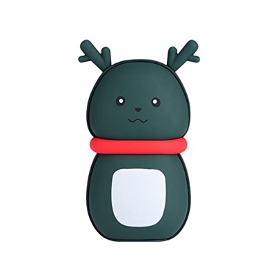 Calentador de manos de un solo lado con carga USB y mini calentador de manos portátil de invierno 20000 mAh Solar (verde militar, talla única)