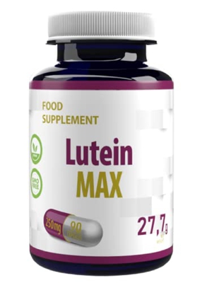 Luteína Ocular 50mg 90 Cápsulas Veganas, Probado en Laboratorio, suplemento de alta resistencia, sin gluten sin OGM