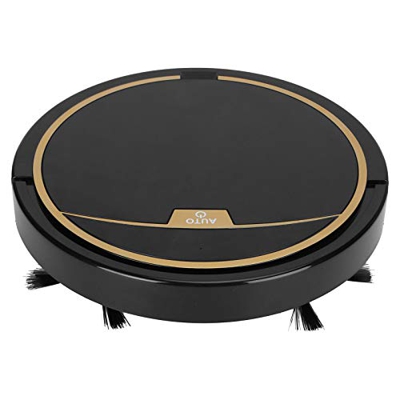 Fupei Aspiradora, 2800Pa USB One‑Key Start Touch Control Robot Aspirador Automático Inteligente, para Pelo de Mascotas Alfombras de Pelo bajo Piso Dur