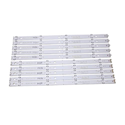 CARZE 10 PCS/Colocar LED FIT STIP FIT for LG 55UJ630V 55UJ6300 55UJ63_UHD_A 55UJ63_UHD_B 55LJ55_FHD_A 55LJ55_FHD_B Tiras de luz de Fondo de TV en oferta