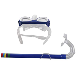 Qtrednrry Máscara de buceo para niños, de 3 a 8 años, color azul precio