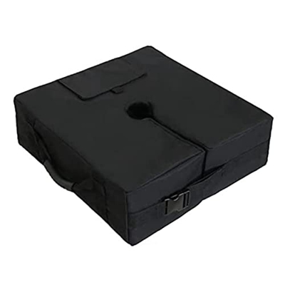 DINESA Bolsa de Peso con Base de Paraguas, Base de Sombrilla Cuadrada para Terraza Bolsa de Fija Desmontable a Prueba de Viento, para Terraza Playa Ba