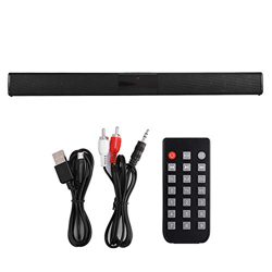 Emoshayoga Barras de Sonido pequeñas para TV, Altavoz Bluetooth BS-28B, Barra de Sonido de Tarjeta de Memoria de Tira estéreo de TV inalámbrica con Co precio