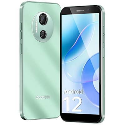 DOOGEE X97 Pro Teléfono Móvil Libre [2022] 4GB+64GB Android 12 Smartphone, 4200mAh Batería, 6.0'' Pantalla Smartphone Libre,12MP+5MP Cámara, 4G Dual S