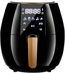 SILVOSWAN Freidora de aire eléctrica, operación táctil inteligente de gran capacidad, temporizador y control de temperatura totalmente ajustable, sist en oferta