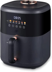 SILVOSWAN Freidora de Aire de 3 l, freidoras eléctricas de Aire Caliente, Cocina sin Aceite con 6 preajustes, Cesta Desmontable Antiadherente, Cocina  características