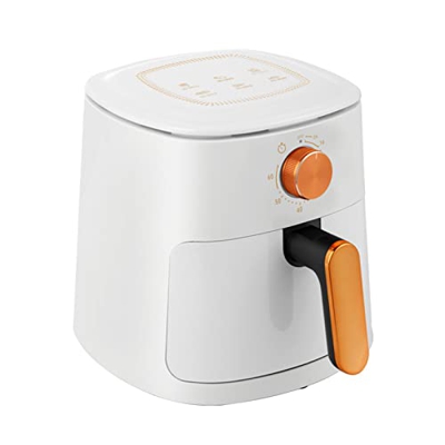 MEIBAO Freidora De Aire De 1100W, 4L De Gran Capacidad, 360° De CirculacióN De Aire Caliente, Control De Perilla, con Temporizador, para Una Cocina Sa