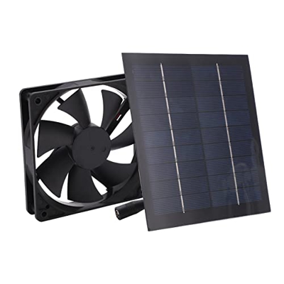 Kit de Ventilador de Panel Solar Ventilador Impermeable IP65 Mini Ventilador de Escape 20W con Tasa de ConversióN del 20%