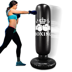 Yajimsa Bolsa de Entrenamiento Pesado | Saco de Arena de PVC para niños de 63 Pulgadas - Saco de Boxeo de Rebote rápido, Equipo Deportivo para Mejorar en oferta