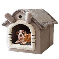 AIFEN Casa para perros de interior duradera y cálida pequeña caseta para perros | Casa para perros extraíble y lavable, cama para gatos, suministros p en oferta
