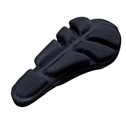 LIGPUS SillíN de Bicicleta 3D Funda de Asiento de Bicicleta Suave CojíN Transpirable Asiento de Espuma CóModo CojíN de Asiento de Aire para Scooter El en oferta