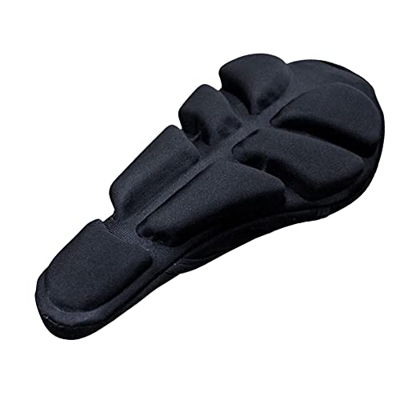 LIGPUS SillíN de Bicicleta 3D Funda de Asiento de Bicicleta Suave CojíN Transpirable Asiento de Espuma CóModo CojíN de Asiento de Aire para Scooter El