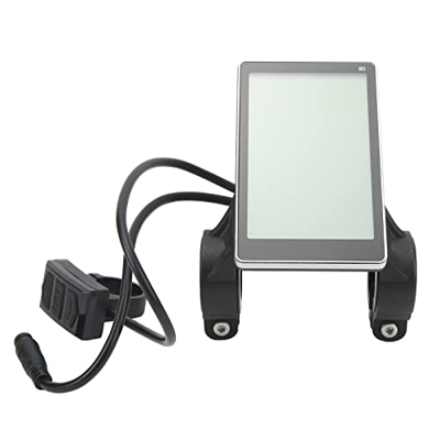 Longzhuo Bicicleta eléctrica M5 Pantalla LCD, Panel de Conector a Prueba de Agua Pantalla de Panel de visualización de Scooter eléctrico