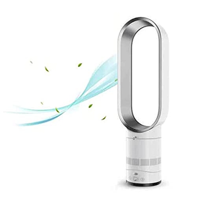 LJXX Ventilador de Torre con Control Remoto de Pie, Ventilador de Torre Sin Aspas, para el Hogar, Oficina, Dormitorio, Ventilador de Refrigeración Por