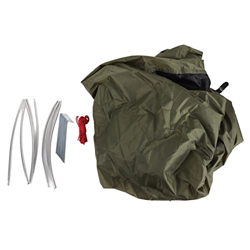 Tienda de campaña, Saco de Dormir al Aire Libre portátil, Ligero, Impermeable, para una Sola Persona, para Mochilero, Montañismo, Senderismo(Verde Mil en oferta