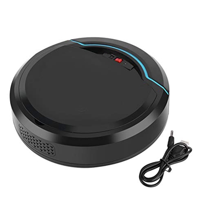 DERCLIVE USB recargable automático inteligente robot aspirador hogar barrido máquina (negro)