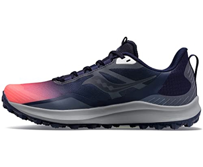 Saucony Men's Peregrine 12 Trail Running Shoe, Night LITE, 9.5