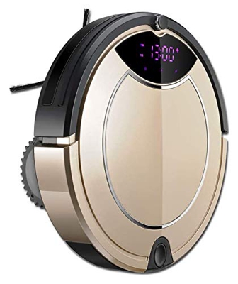 ZUKKY Autocollo automático Robot Aspirador, Mini Sensor Inteligente Sensor Inteligente Robótico for Pet Pelo Piso DURANDO Mediana PILO MOVIMIENTAS-Dur