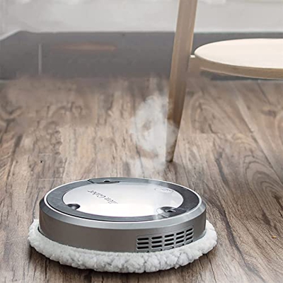 VBVARV Aspirador Robot, Aspirador Robot Barrido Inteligente 3 en 1, Máquina Trapeador Totalmente Automática Recargable en Seco Húmedo Limpiador Pelo T