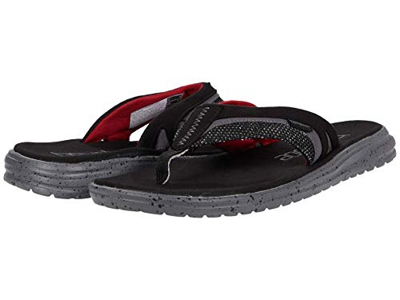 OLUKAI Men's Nalukai Beach Sandals, Vintage Indigo/Charcoal, 11