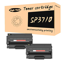 AQUX Reemplazo de Cartucho de tóner Compatible para RICOH SP3710 Trabajo de Alto Rendimiento con SP 3710SF SP 3710DN Impresora 2 Black en oferta