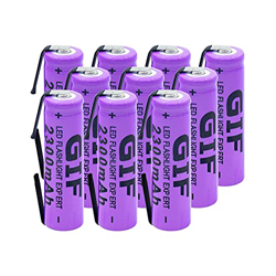 XATRF 3.7v 2300mah 14500 Batería de Iones de Litio, batería de Litio Recargable para Linterna LED Banco de energía Teléfono móvil Computadora portátil en oferta