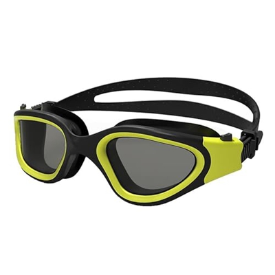 Lente de protección Hombres Mujeres gafas de natación Gafas impermeables de silicona ajustable gafas de natación en la piscina (color: b tamaño: un ta