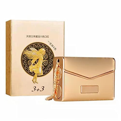 Mejores Labiales 2PCS 3Color Lipstick Embalaje único Taza antiadherente No es fácil de desvanecer Lápiz labial hidratante de larga duración 6 Color La