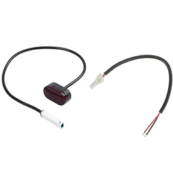 AIDIRui Lámpara trasera trasera + línea de batería plegable resistente para Xiaomi Mijia M365 Scooter eléctrico piezas características