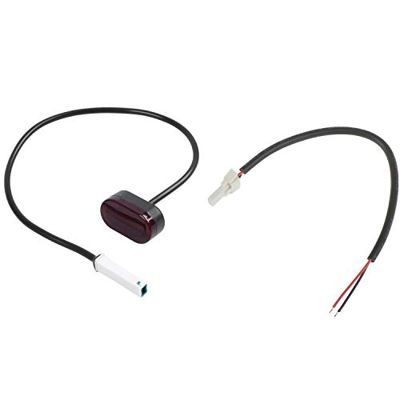 AIDIRui Lámpara trasera trasera + línea de batería plegable resistente para Xiaomi Mijia M365 Scooter eléctrico piezas