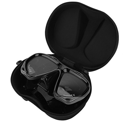 OUKENS Mini Estuche de Transporte Negro de 95g Compatible, Bolsa Protectora de Estuche de Transporte de Material de Microfibra para Gafas de máscaras 