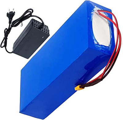 stdpcxz Ebike Batería 48V 8Ah con Cargador, para Kit De Conversión De Bicicleta Eléctrica De 1000W-250W, con Cargador 2A Y BMS 48V 8Ah,T Plug