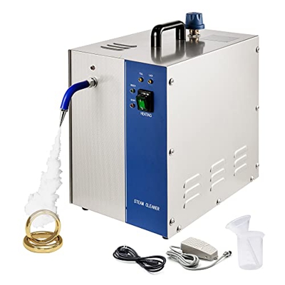 Máquina limpiadora de Vapor para Joyas de 2 l/4 l, máquina limpiadora de Vapor para Joyas de Oro y Plata, Lavadora de Gemas de Acero Inoxidable con In