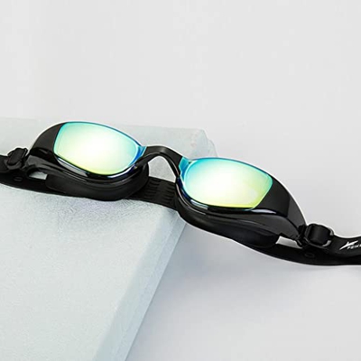 OMIAJE Gases de natación al Aire Libre Profesionales Gafas de natación en Marco Grande UVA Gafas de natación (Color: c) zhengyali (Color : B)