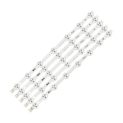CARZE 5pcs / Set LED Tira de retroiluminación 4 0dled_a b-Tipo Ves400unds-2D-N02 N03 N04 LT-40C750 Apto for Toshiba 4 0s3653db 40l1533db 40l1553db Tir