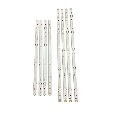 CARZE 8pcs LED Bar Apto for LG 49UH610V 49UH610A 49UH6100 49LF5100 49UH6030 49UF640V 49UF6407 49UH6507 49LF510V LGE_WICOP_4 9 Pulgadas_Uhd / fhd Tiras