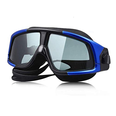 Gafas de natación gafas de natación anti antiniebla sin filtración Uva Protección Vista ancha Ajustable Desplioría Las gafas de natación espejadas con